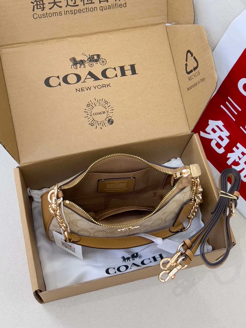 Coach Signature Top Handle Shoulder Bag - Image 5