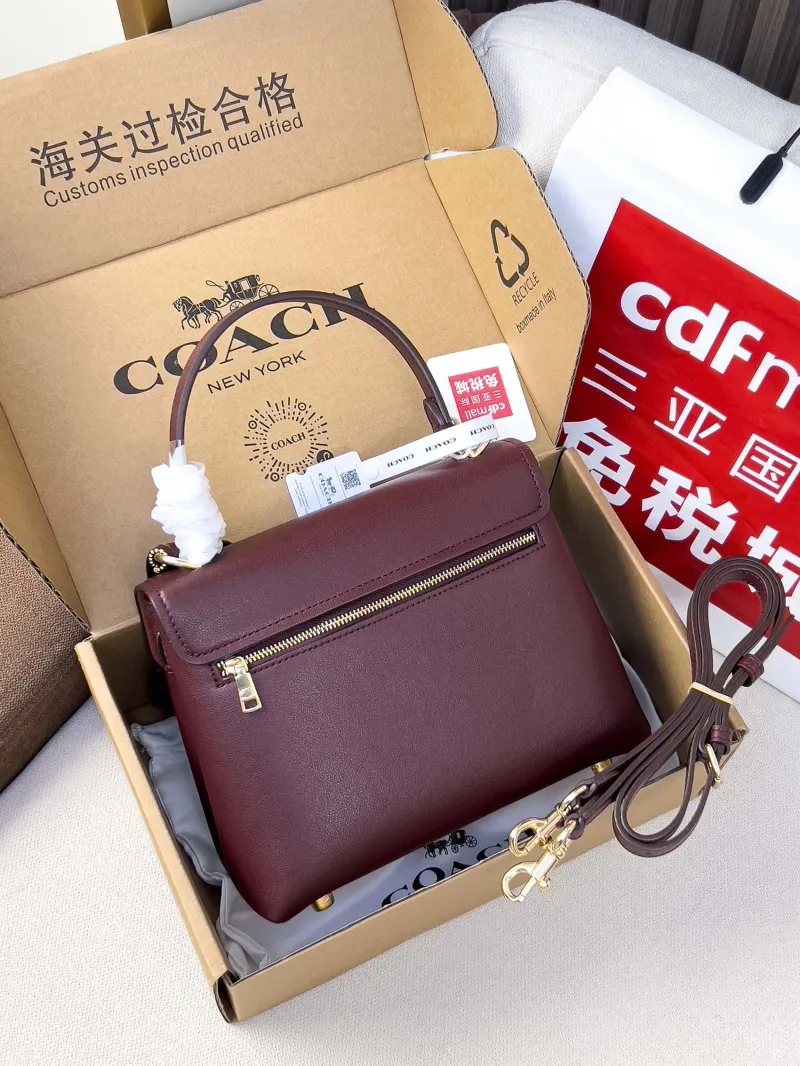 Alternative view of Coach Dark Brown Top Handle Crossbody Bag 42
