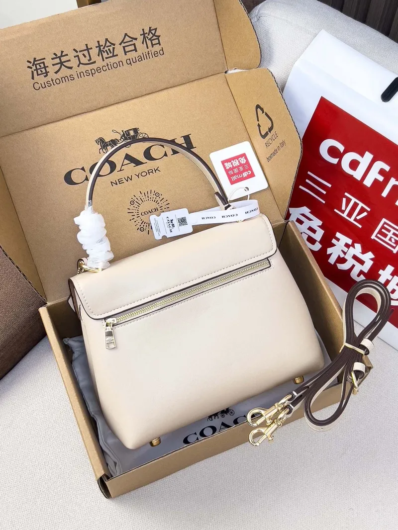 Alternative view of Coach Cream Top Handle Crossbody Bag