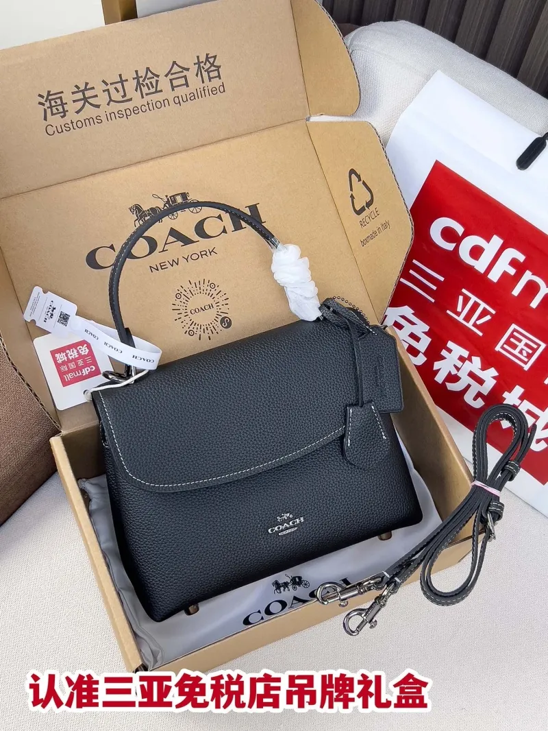 Coach Black Top Handle Crossbody Bag
