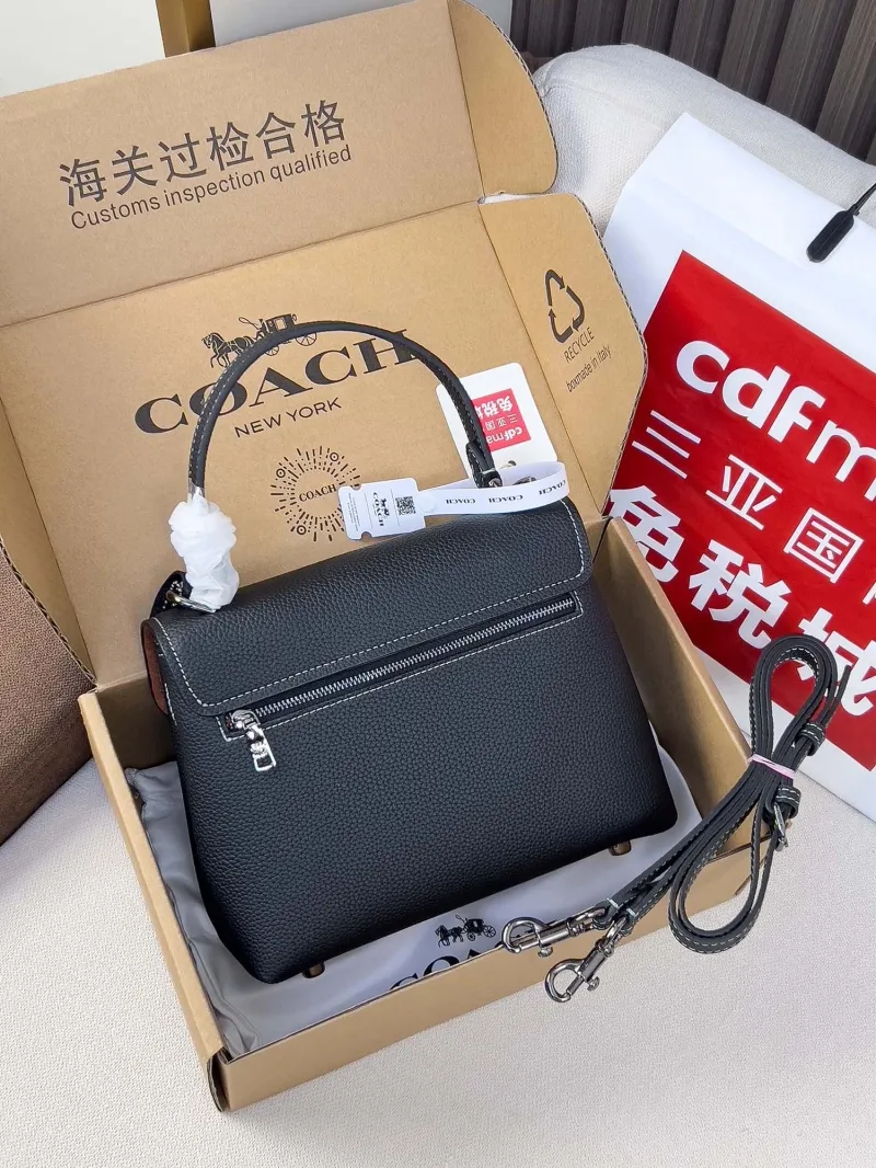 Alternative view of Coach Black Top Handle Crossbody Bag