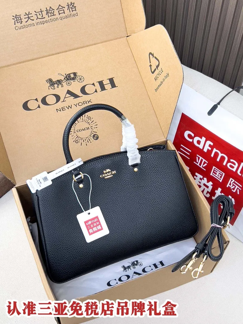 Coach Black Top Handle Bag 51