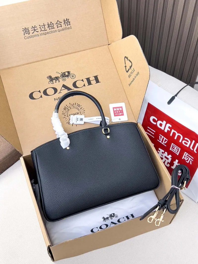 Alternative view of Coach Black Top Handle Bag 51