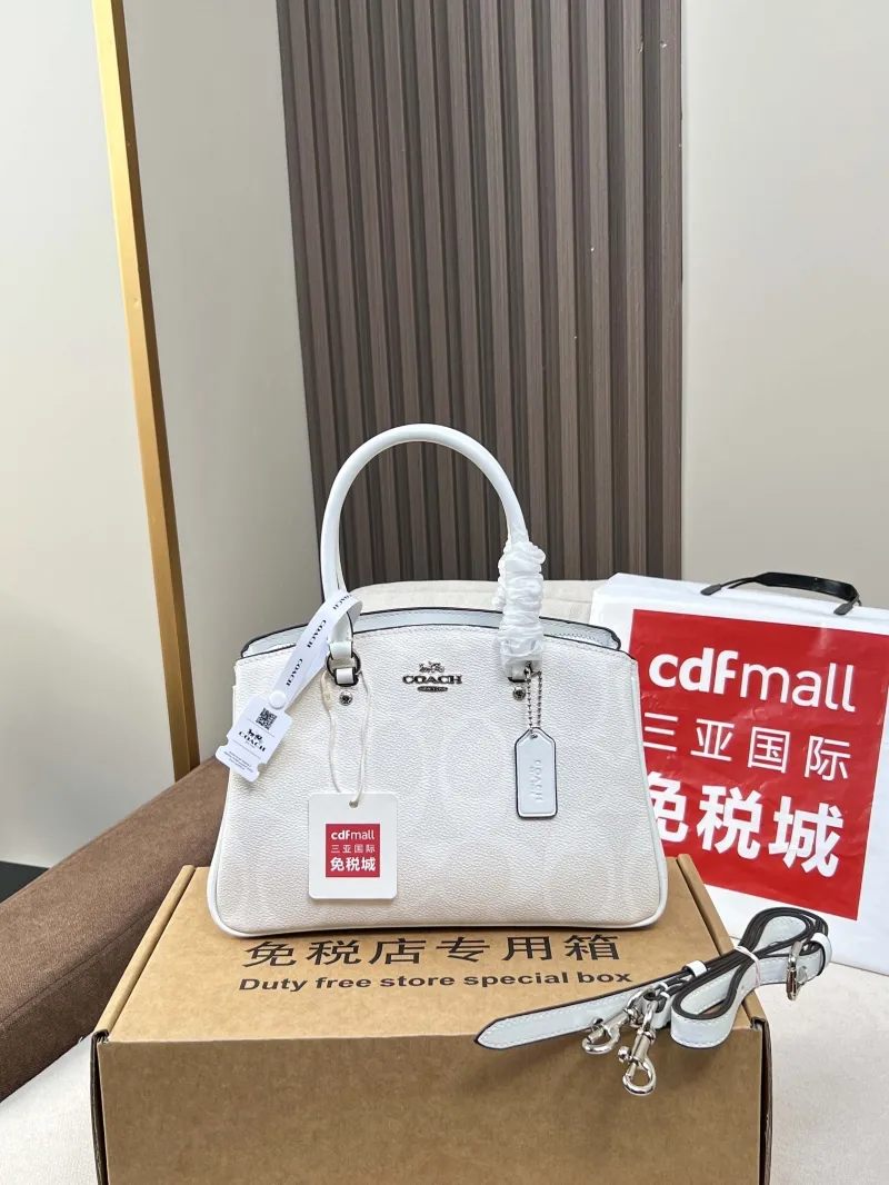 Coach White Top Handle Crossbody Bag 58 - Image 4