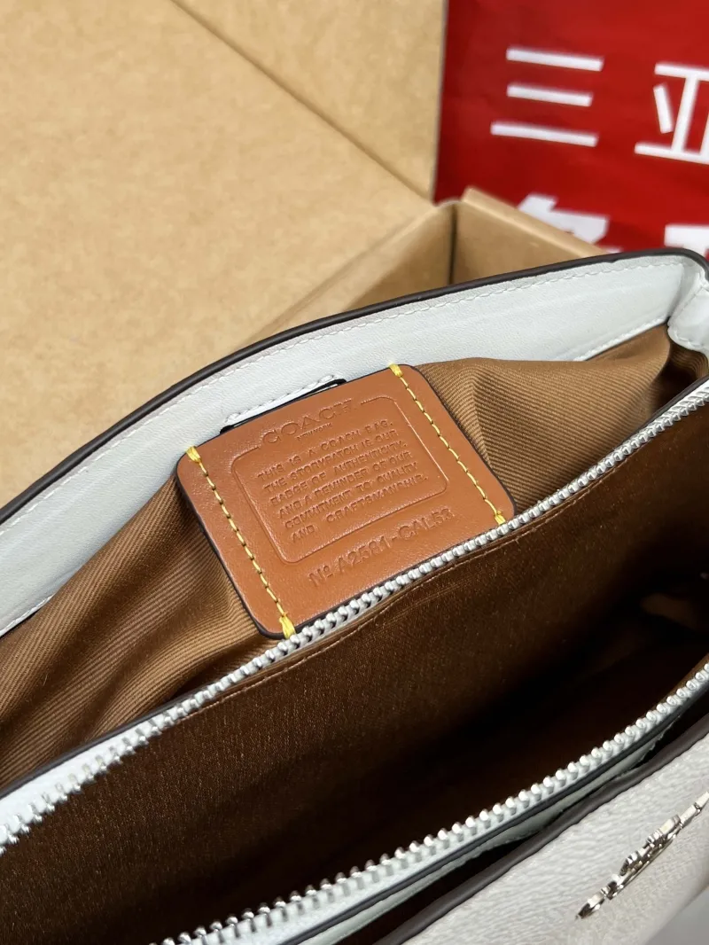 Coach White Top Handle Crossbody Bag 58 - Image 6