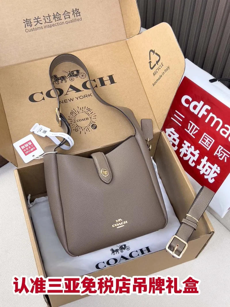 Coach Taupe Hobo Bag 63