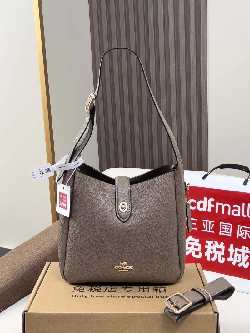 Coach Taupe Hobo Bag 63 - Image 4