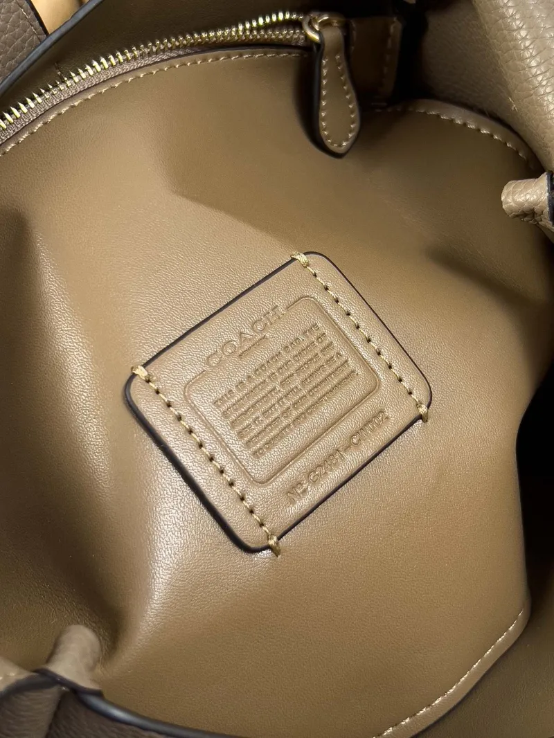 Coach Taupe Hobo Bag 63 - Image 6