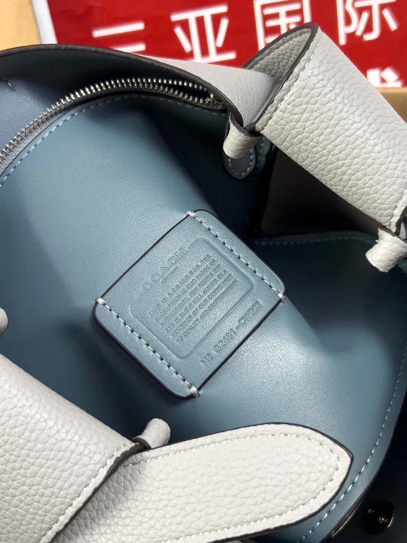 Coach Light Blue Leather Hobo Shoulder Bag - Image 6