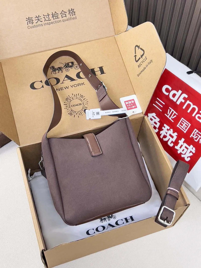 Alternative view of Coach Brown Hobo Shoulder Bag