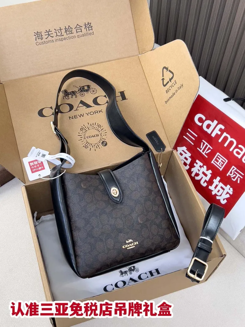 Coach Dark Brown Top Handle Bag 68