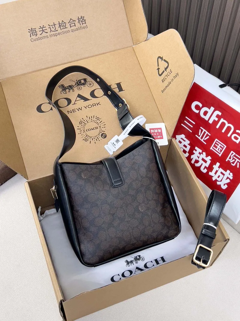 Alternative view of Coach Dark Brown Top Handle Bag 68