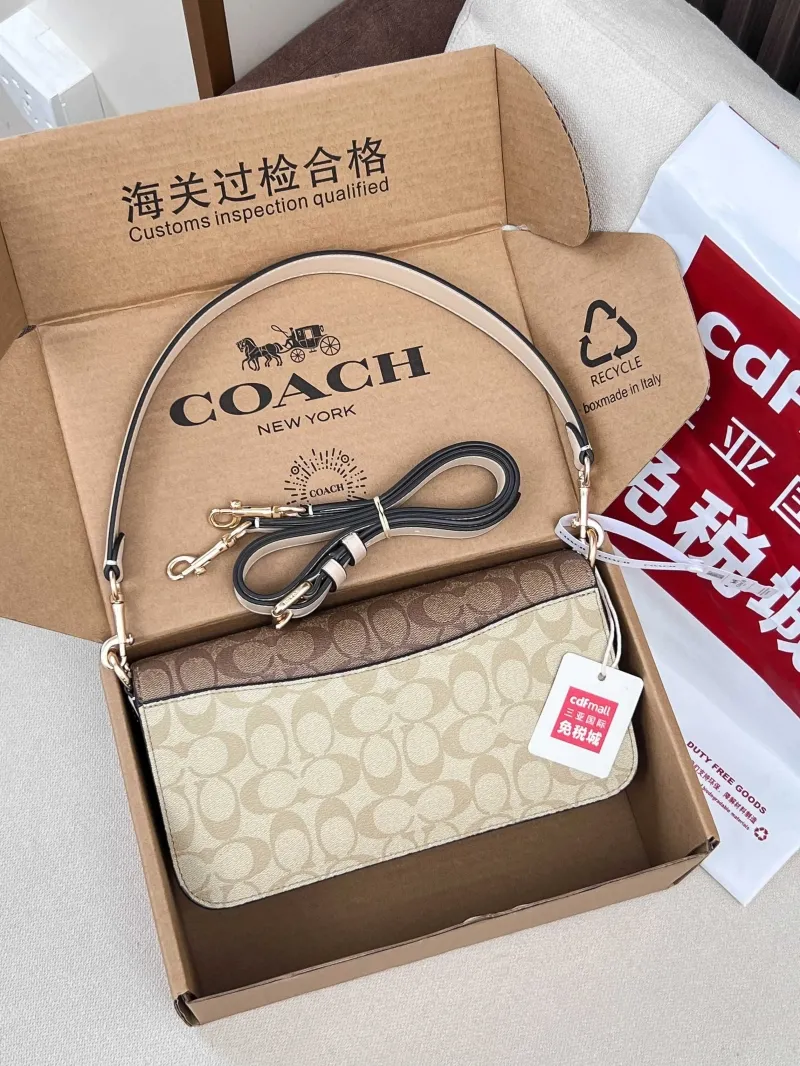 Alternative view of Coach Two-Tone Signature Crossbody Bag 74