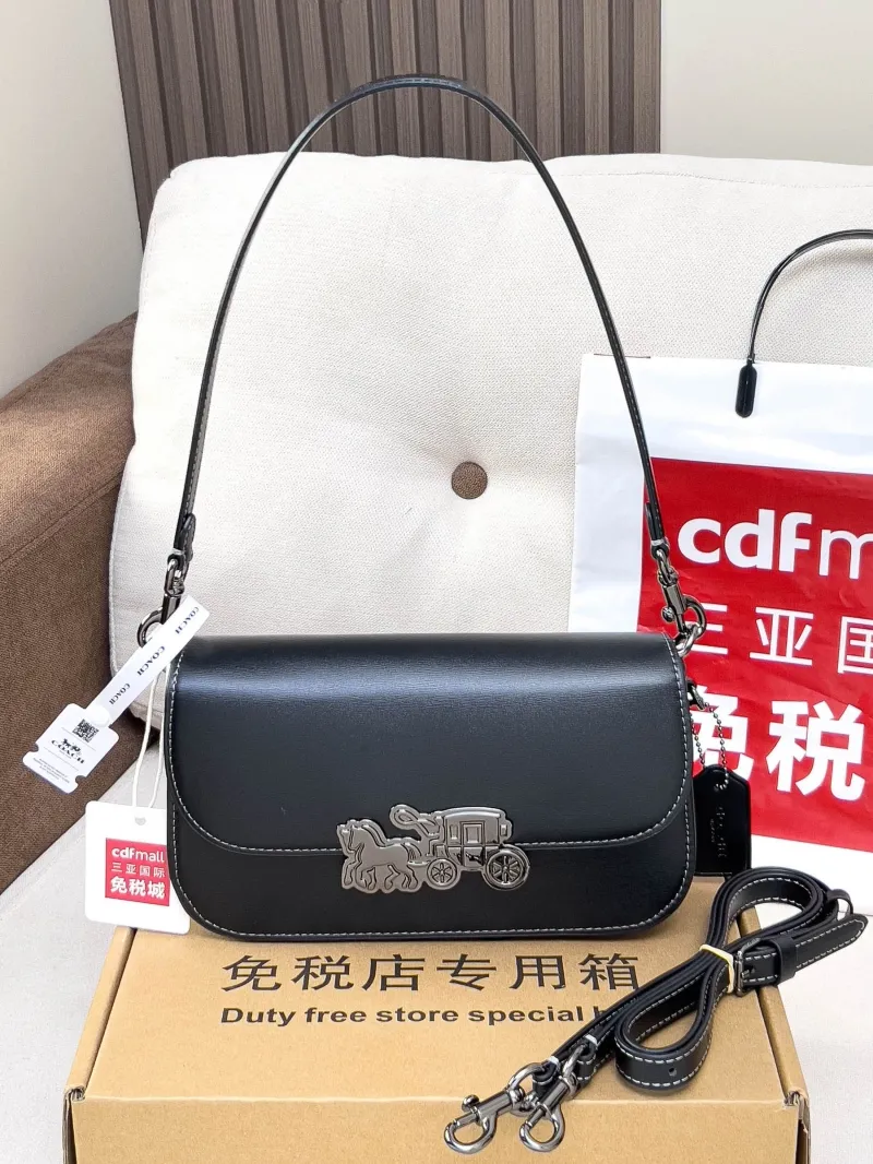 Coach Black Top Handle Crossbody Bag - Image 4