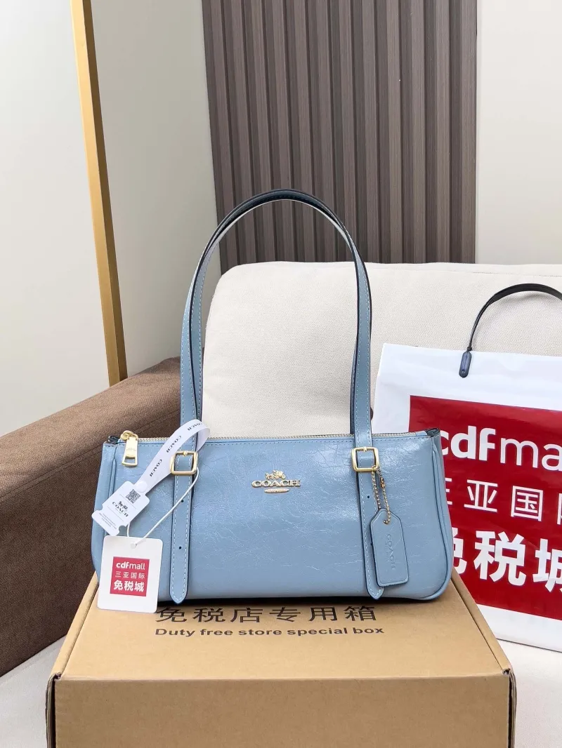 Coach Light Blue Top Handle Bag 125 - Image 4