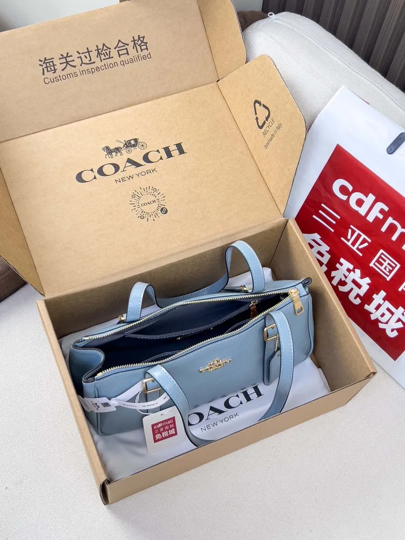 Coach Light Blue Top Handle Bag 125 - Image 5
