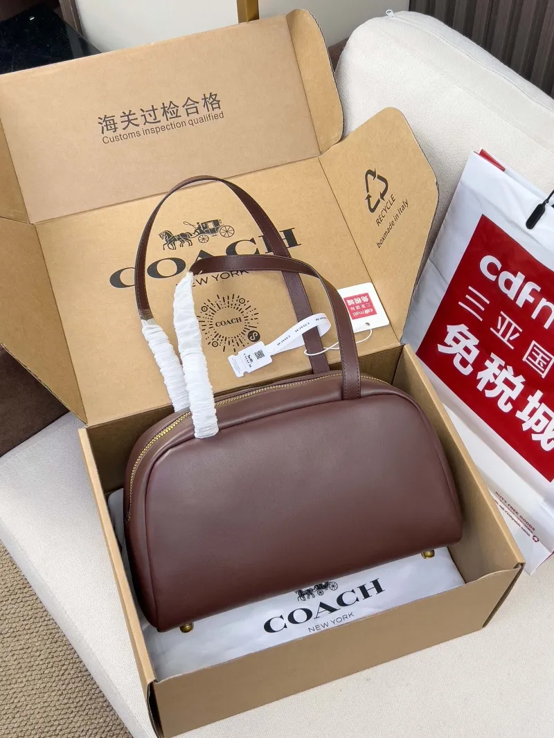 Alternative view of Coach Brown Top Handle Bag 127