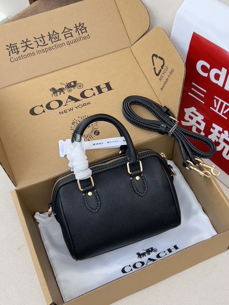 Alternative view of Coach Black Mini Top Handle Crossbody Bag