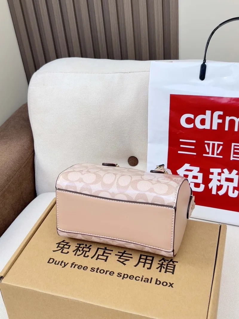 Coach Mini Light Beige Top Handle Crossbody Bag - Image 3
