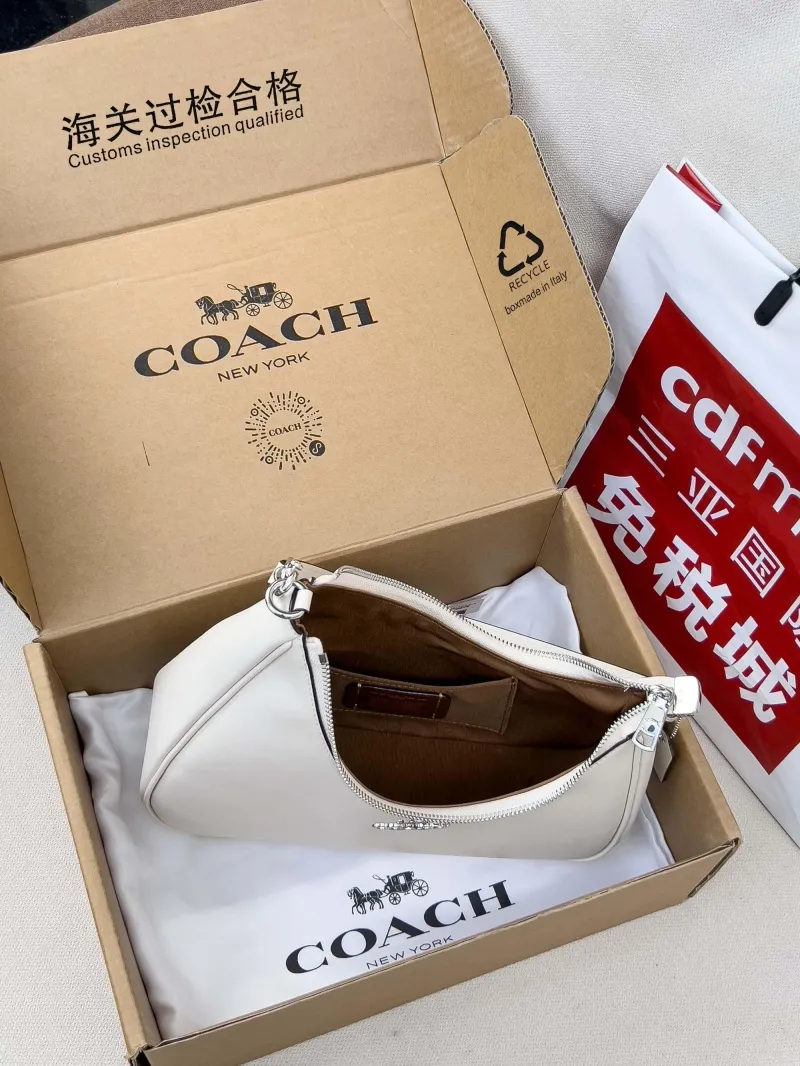 Coach White Hobo Shoulder Bag 166 - Image 5