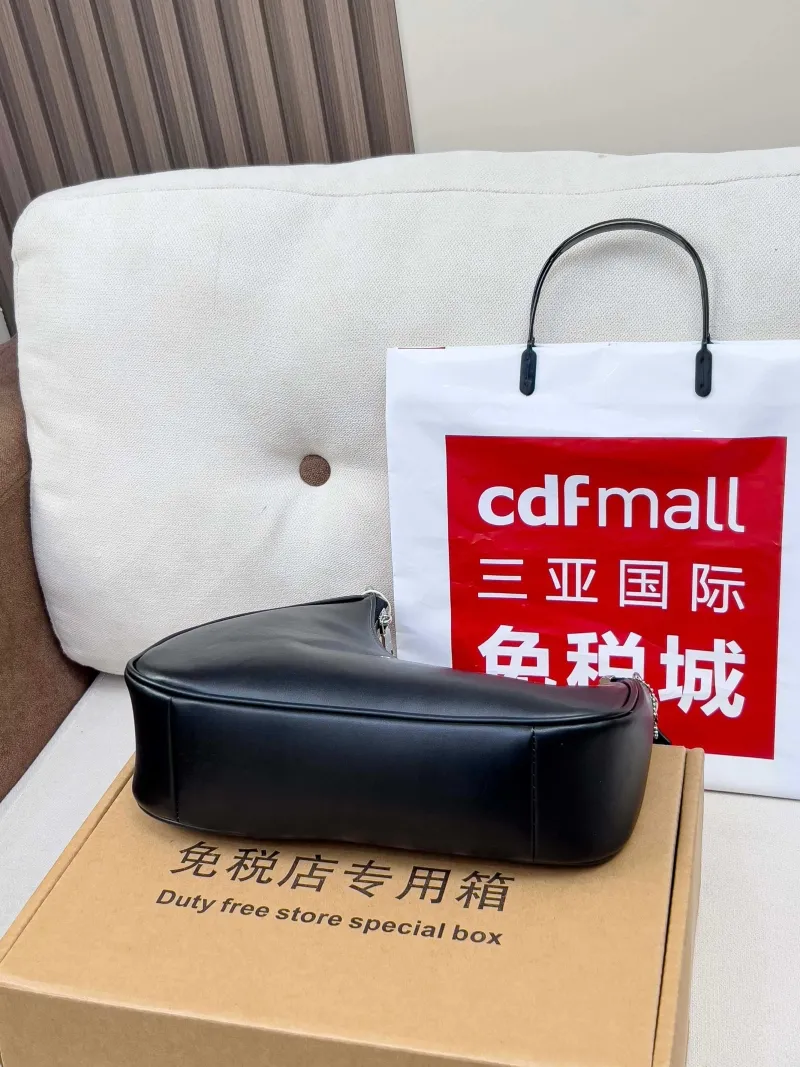 Coach Black Leather Hobo Shoulder Bag - Image 3