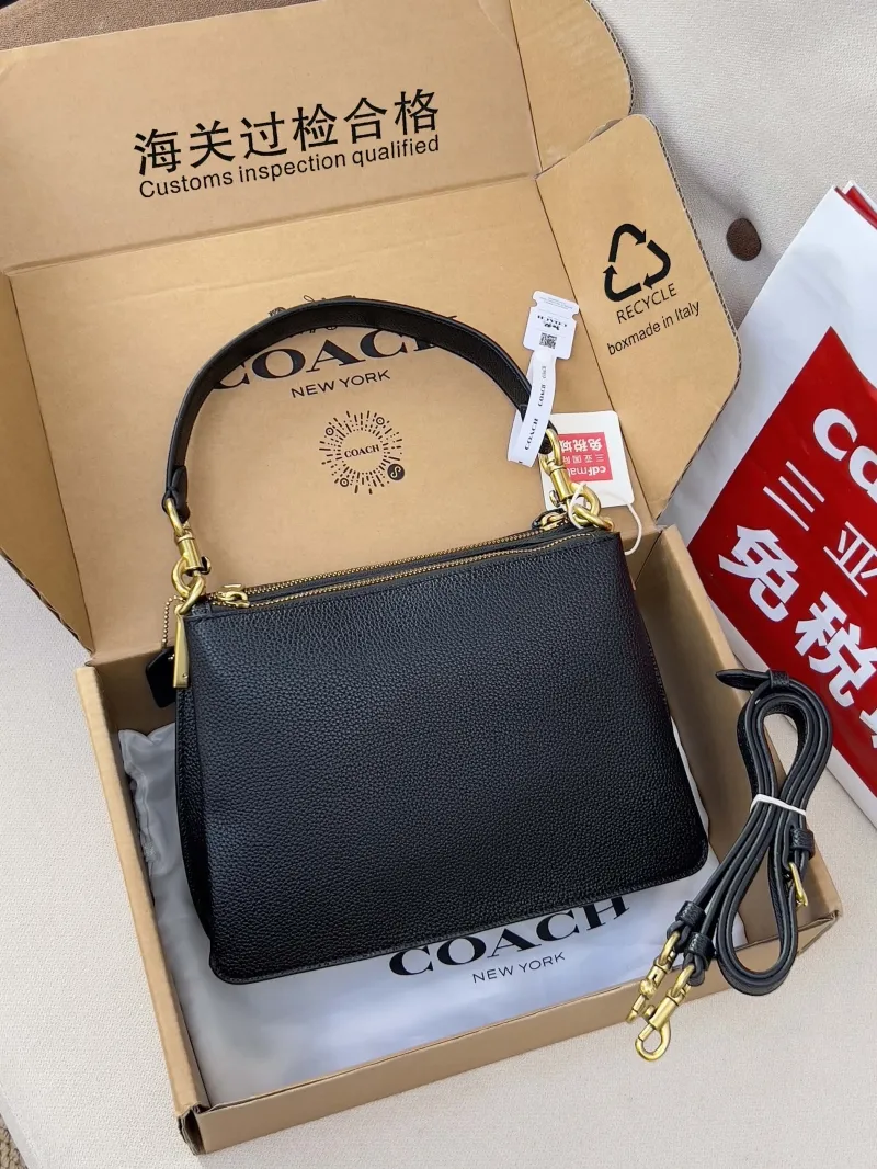 Alternative view of Coach Black Top Handle Crossbody Bag