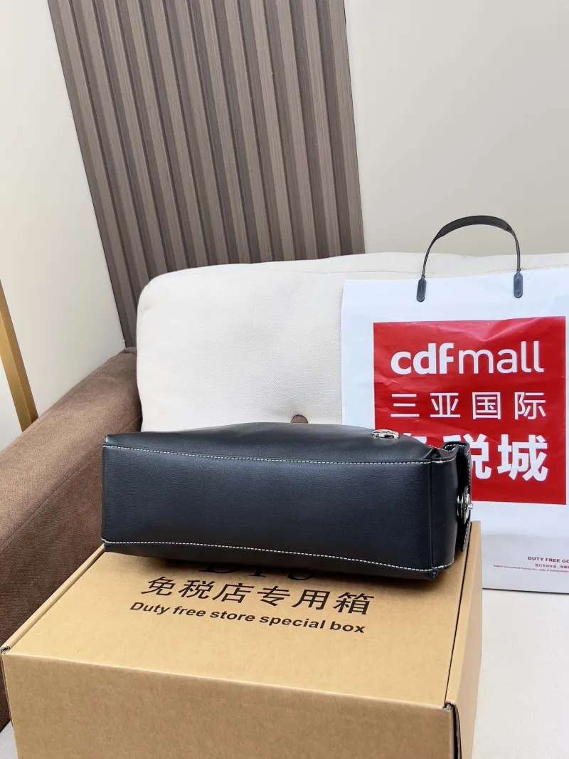 Coach Black Leather Hobo Shoulder Bag - Image 3