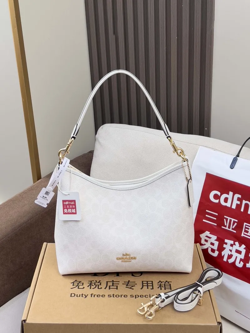 Coach White Hobo Crossbody Bag - Image 4