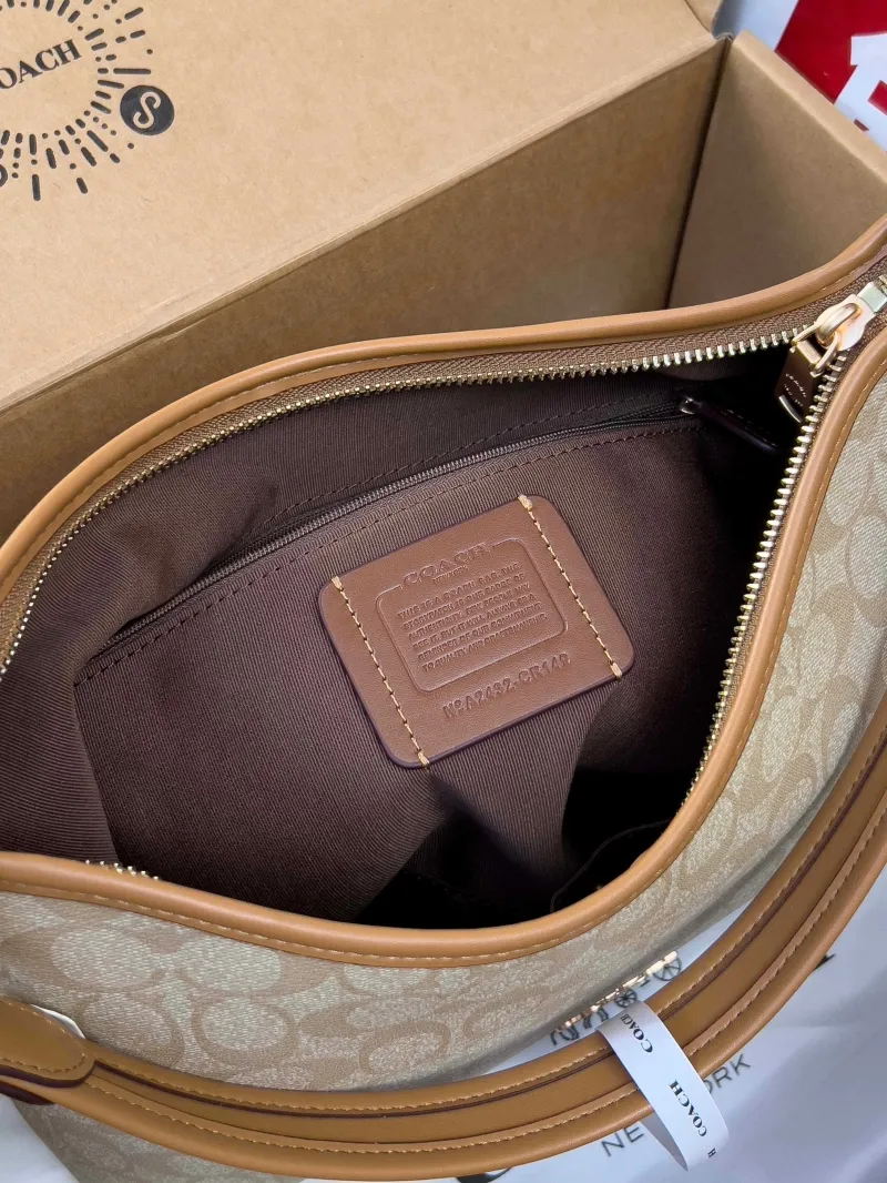 Coach Light Khaki Top Handle Shoulder Bag 180 - Image 6