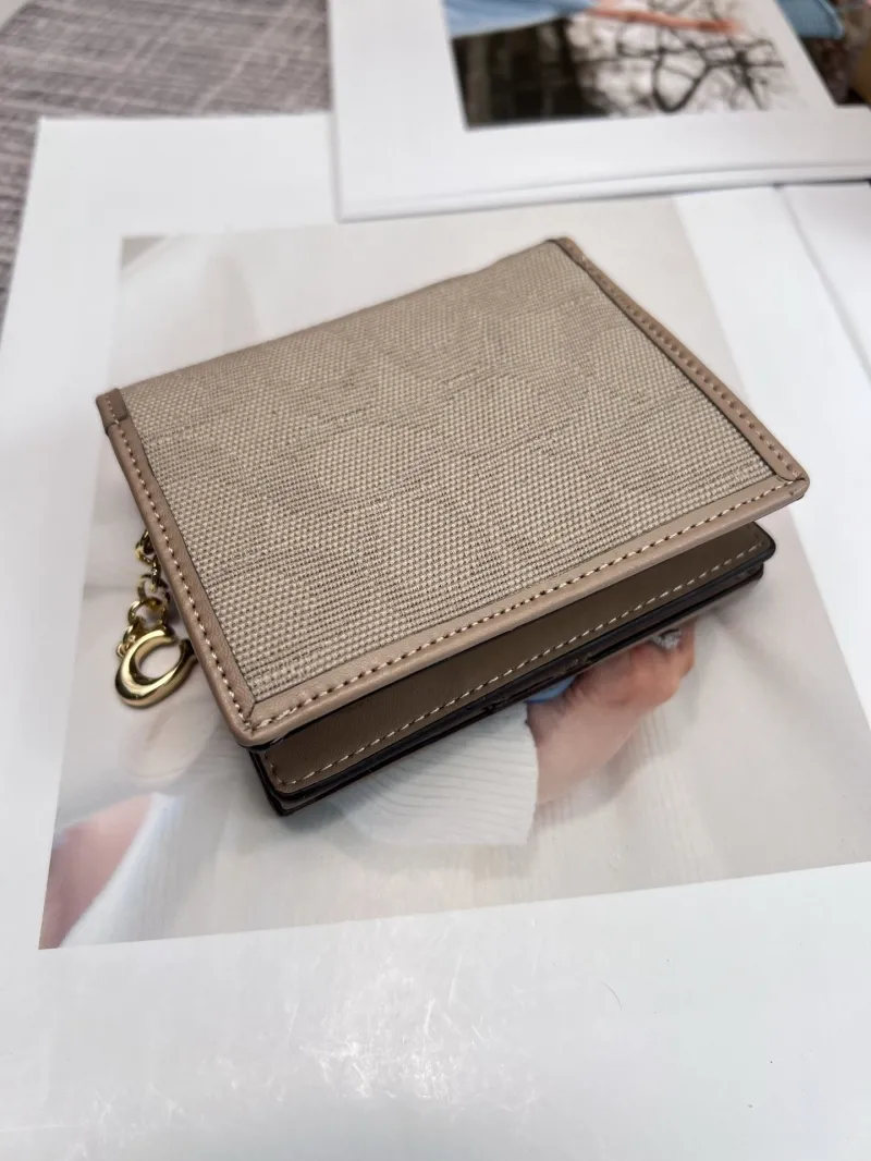 Alternative view of Coach Beige Small Bifold Wallet