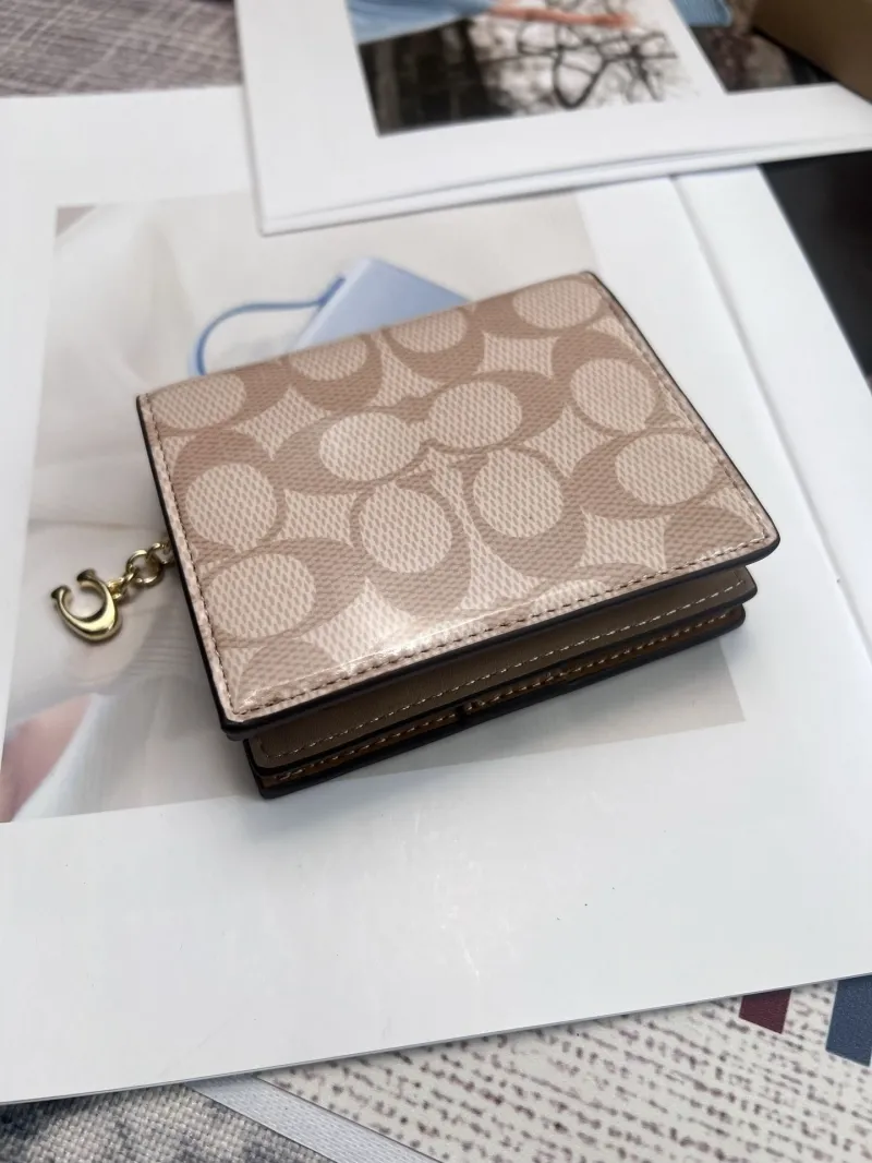 Alternative view of Coach Signature Light Beige Bifold Wallet