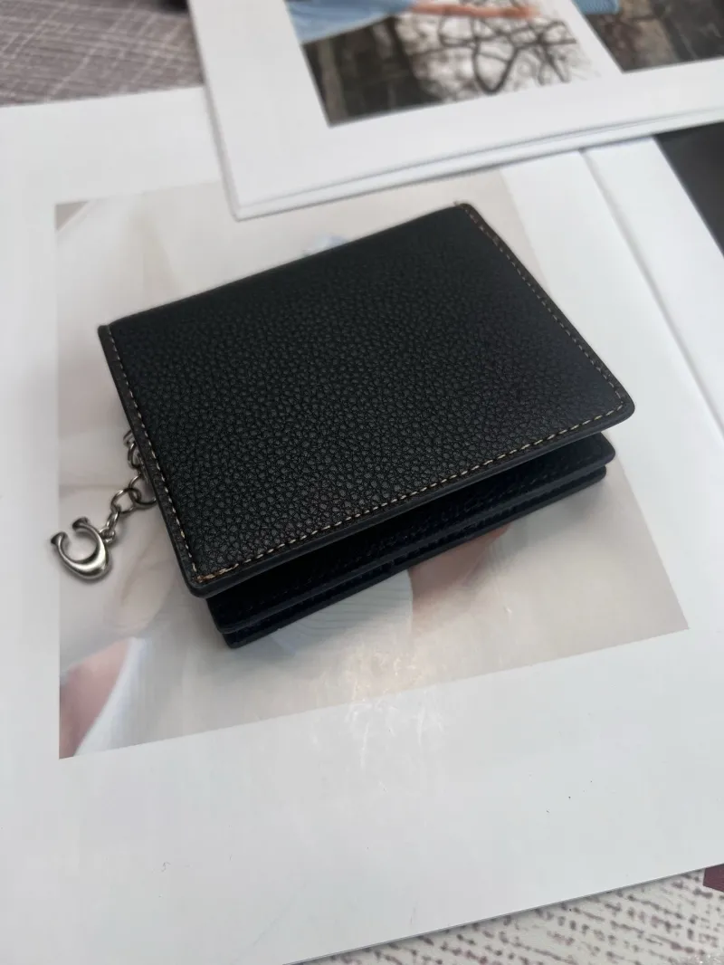 Alternative view of Coach Black Small Bifold Wallet With Dog Design