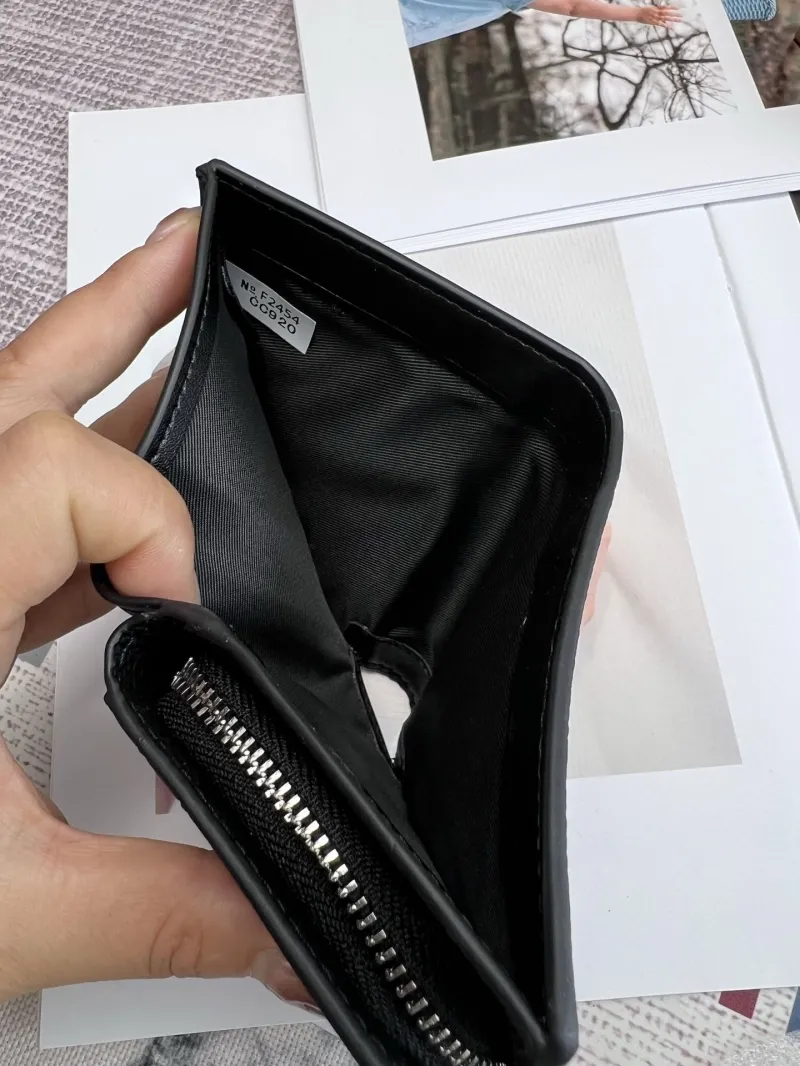 Coach Black Small Bifold Wallet With Dog Design - Image 8