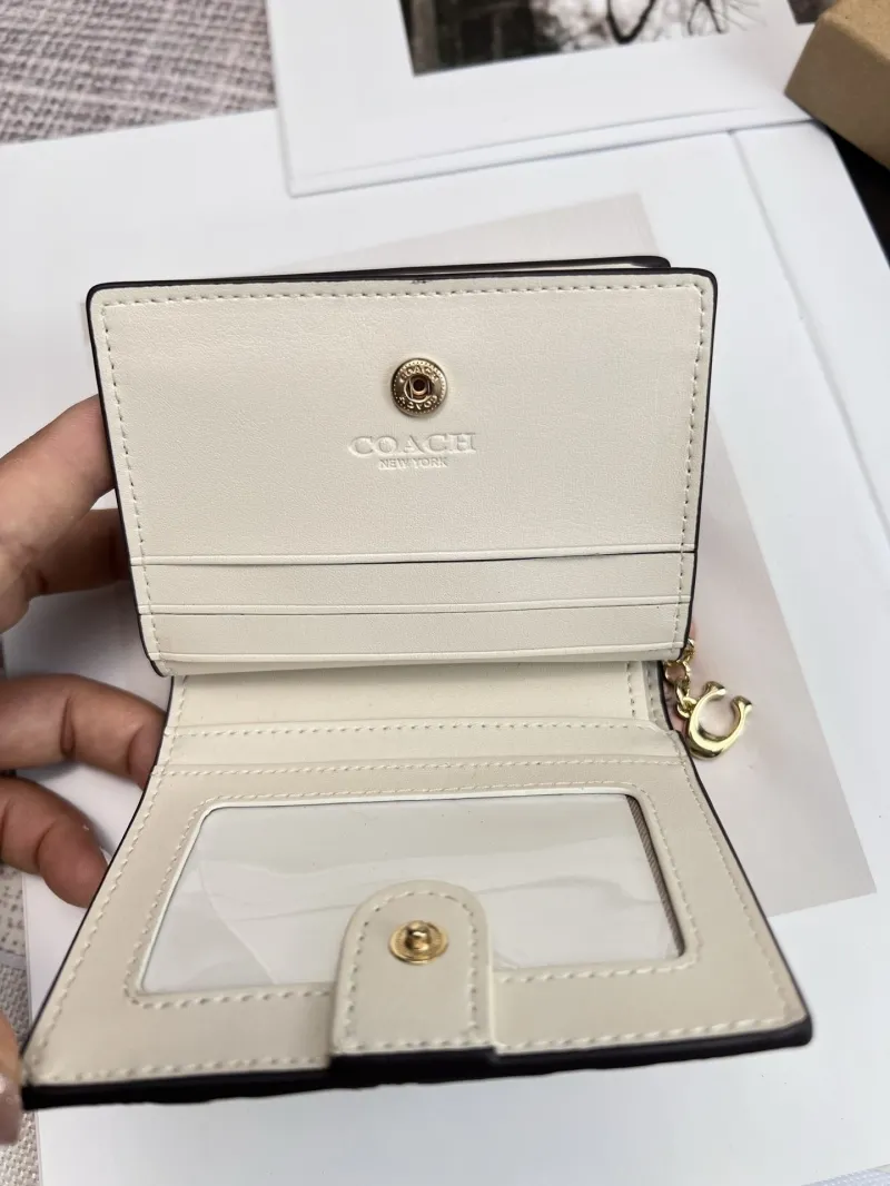 Coach Cream Small Bifold Wallet 42 - Image 7