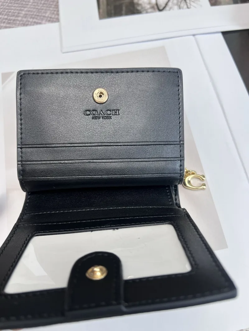 Coach Brown Signature Bifold Wallet - Image 7