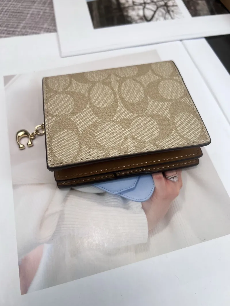 Alternative view of Coach Signature Light Khaki Bifold Wallet