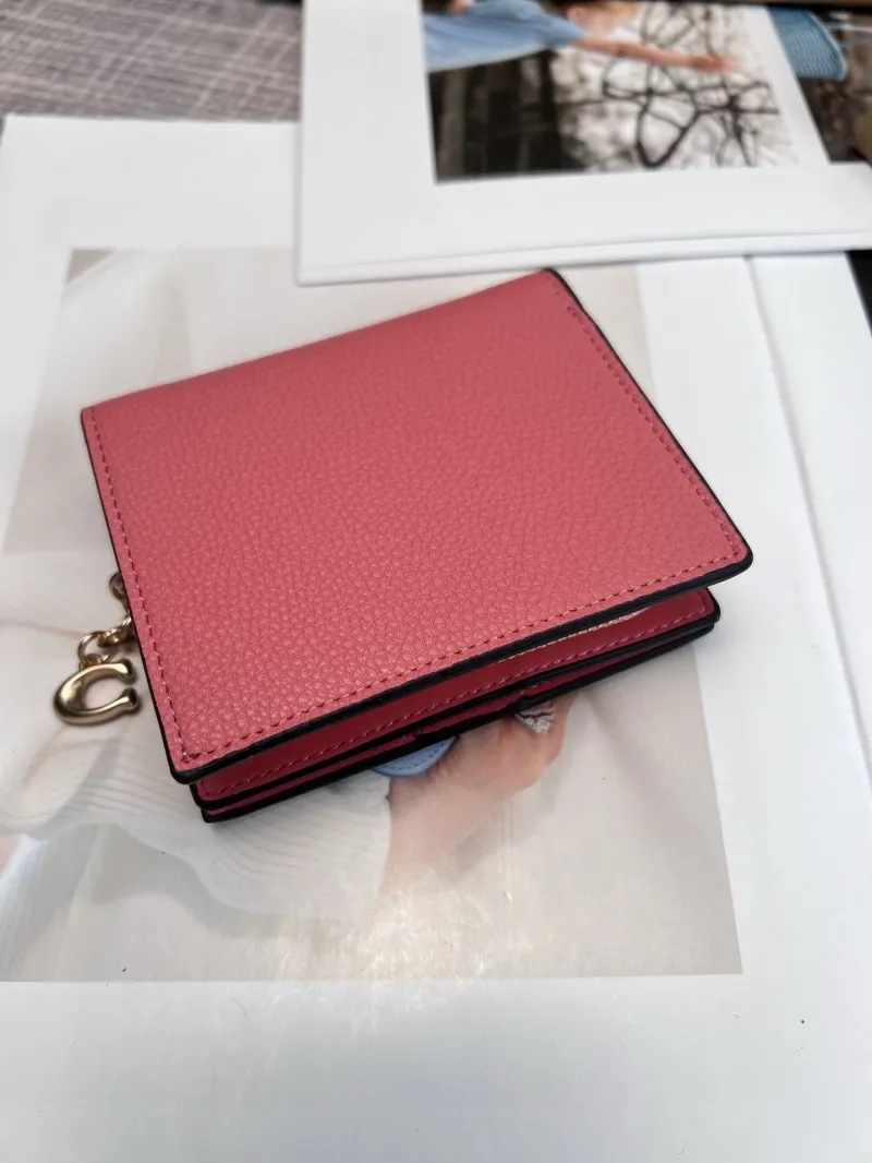Alternative view of Coach Pink Leather Bifold Wallet
