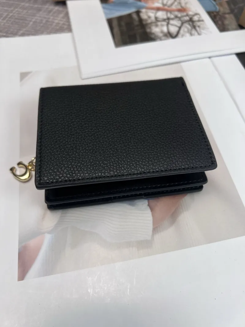 Alternative view of Coach Black Mini Leather Bifold Wallet