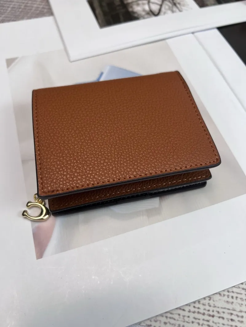 Alternative view of Coach Brown Leather Compact Wallet