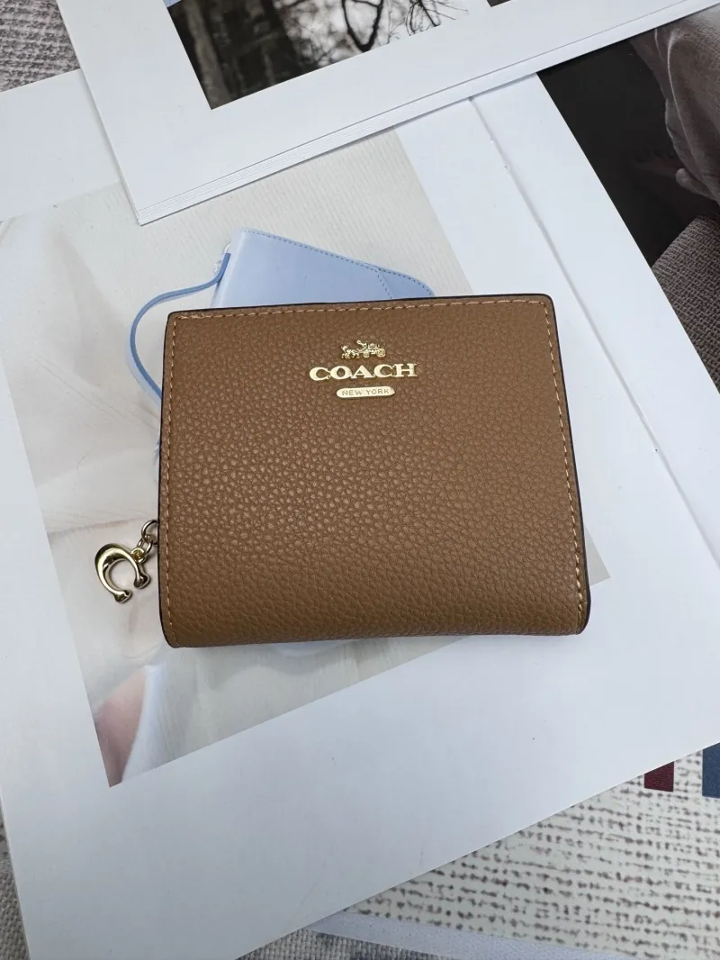 Coach Brown Leather Bifold Wallet