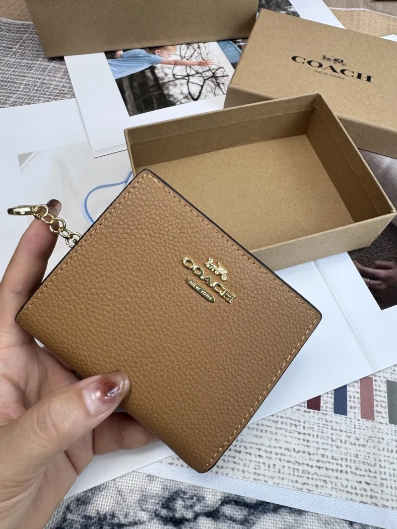 Coach Brown Leather Bifold Wallet - Image 4