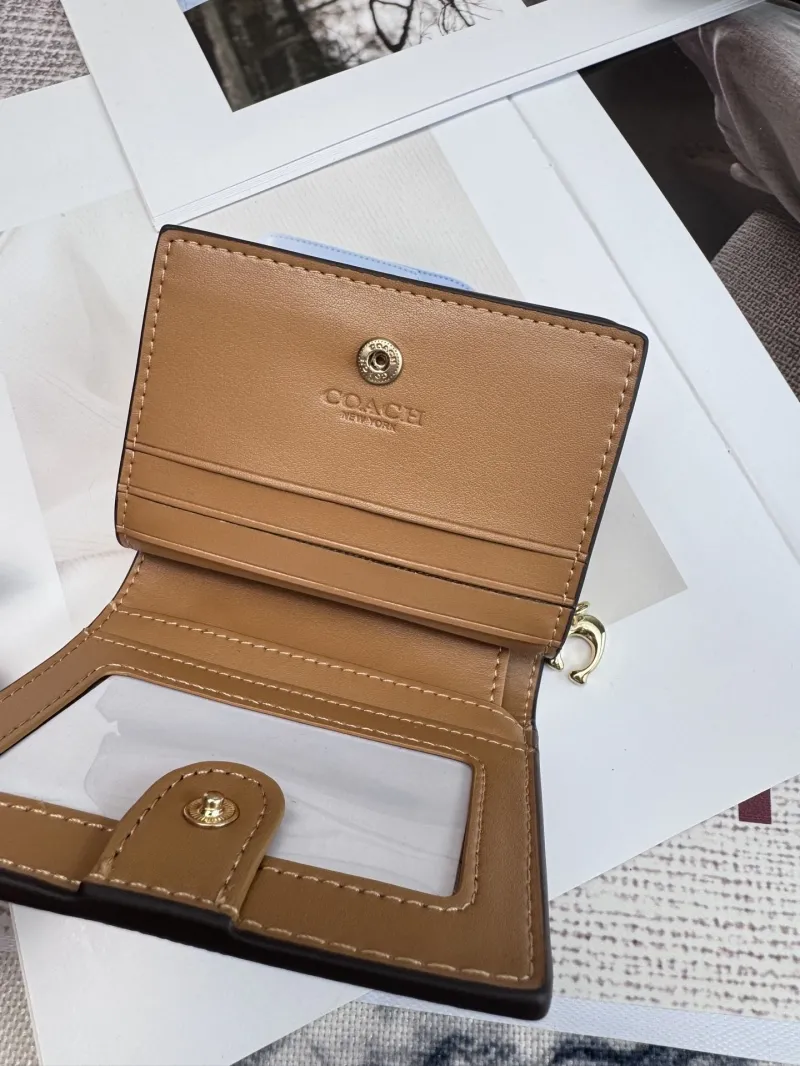 Coach Brown Leather Bifold Wallet - Image 7