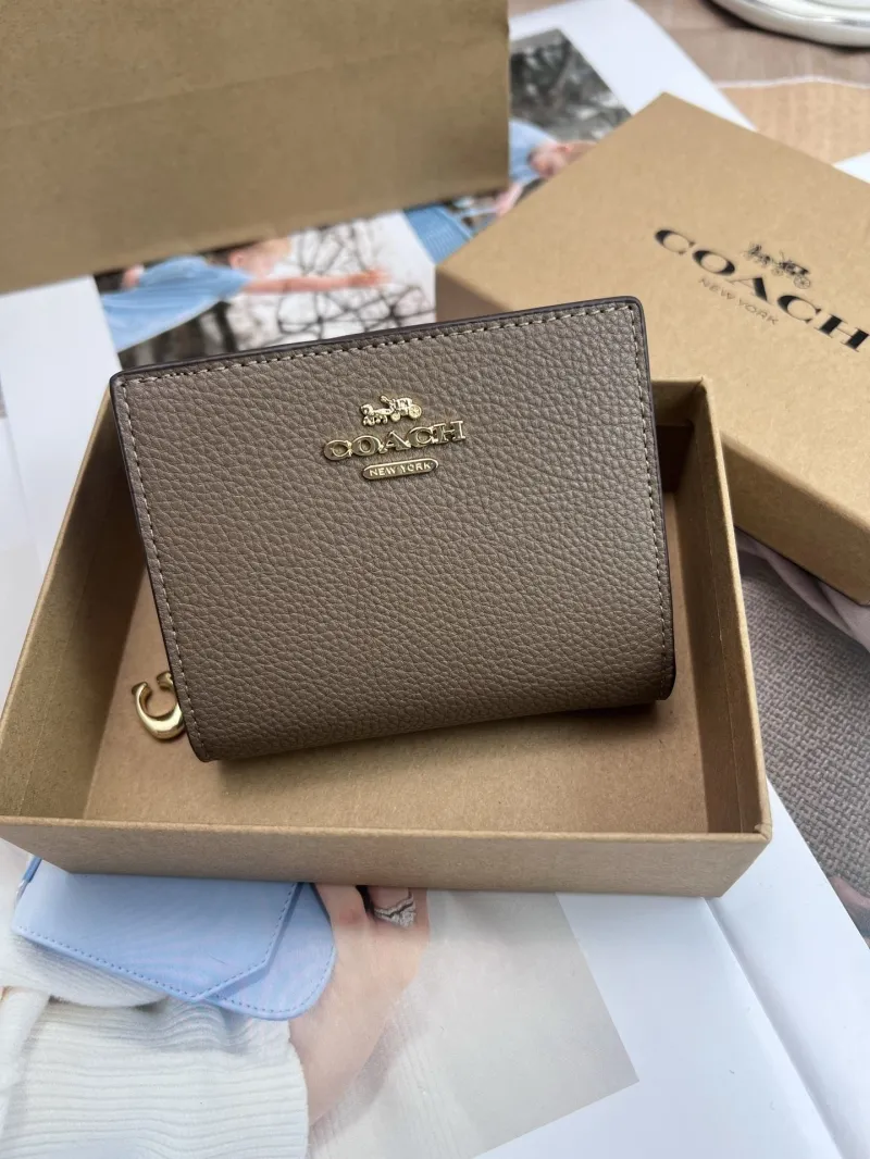 Coach Brown Leather Bifold Wallet 57 - Image 3