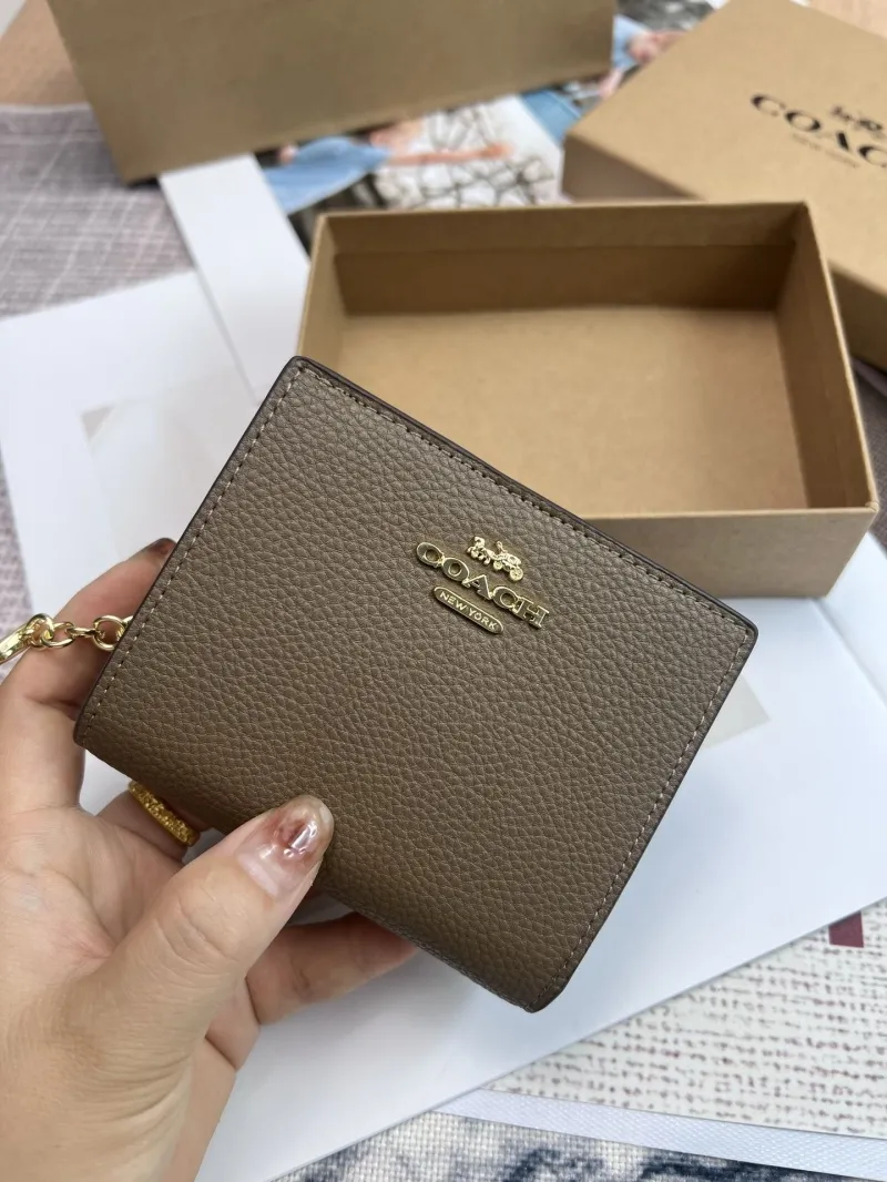 Coach Brown Leather Bifold Wallet 57 - Image 4