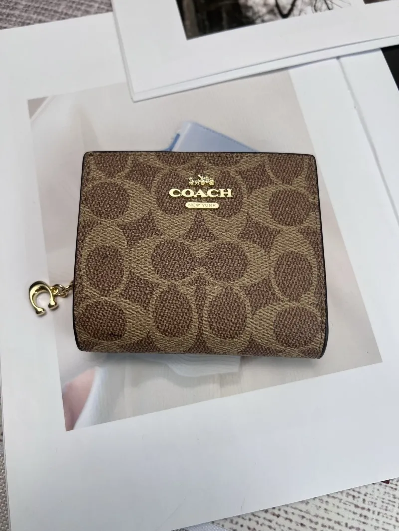 Coach Signature Small Bifold Wallet