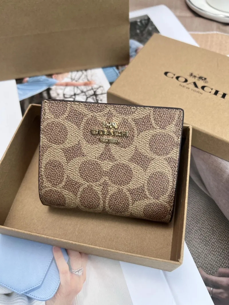 Coach Signature Small Bifold Wallet - Image 3