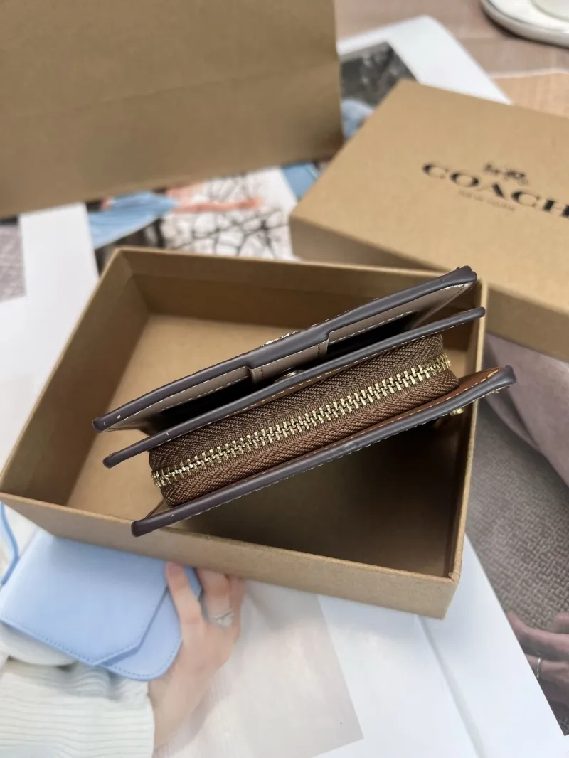 Coach Signature Small Bifold Wallet - Image 5