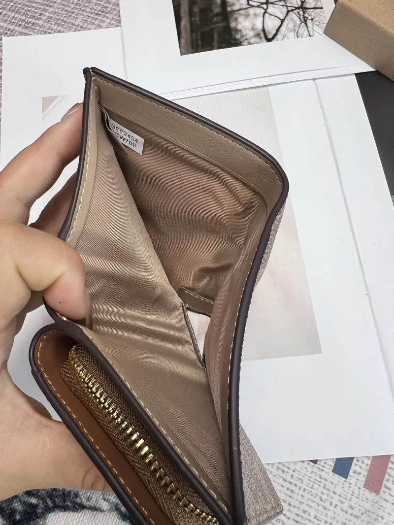 Coach Signature Small Bifold Wallet - Image 8