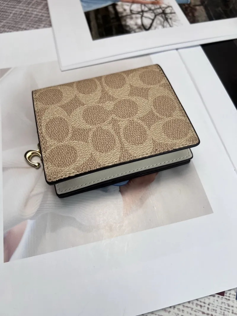 Alternative view of Coach Khaki Signature Small Bifold Wallet