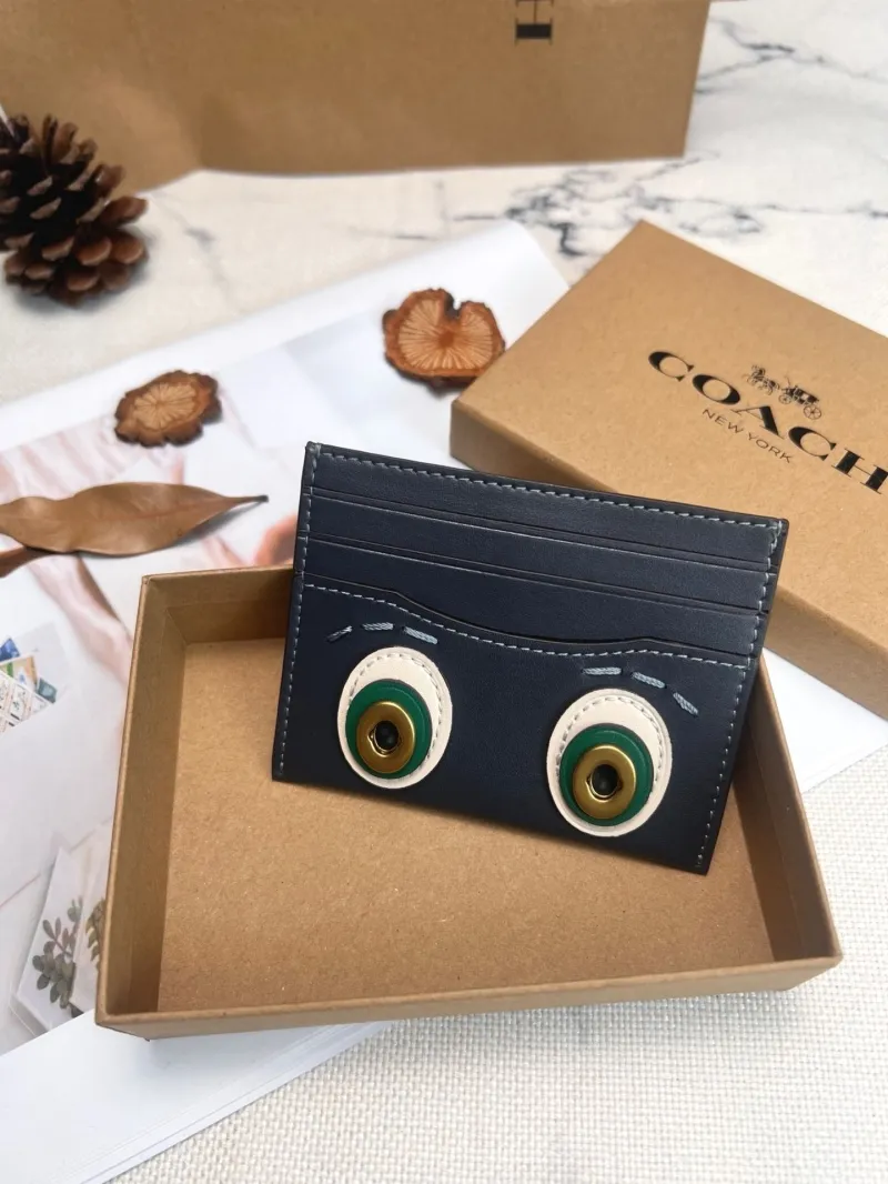 Coach Sparkie Limited Edition Navy Card Holder